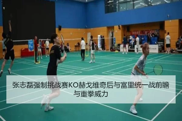 张志磊强制挑战赛KO赫戈维奇后与富里统一战前瞻与重拳威力